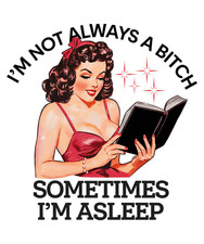 Pin Up Girl Iron on Heat Transfers T-shirts Bags Tops Tees  Funny 09