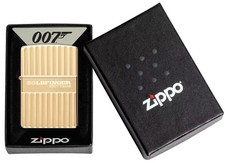 Zippo ARMOR Lighter 007 Goldfinger 60th Anniversary LIMITED 5000 Brass NEW RARE