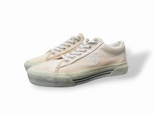 Vintage Vans 90s Womens 7 Canvas Shoes Made In USA Circle V Made In USA