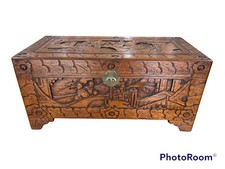 Old Chinese Teak Camphor Wood Chest