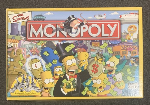 The simpsons monopoly board - the,