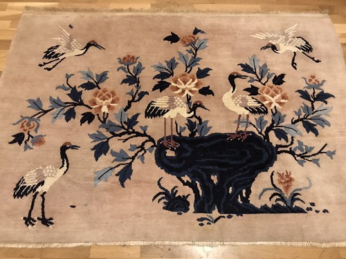 Large hand made - , rug