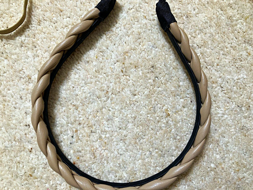 Plaited hairband beige blonde - plaited, beige/blonde