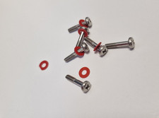 Fox RX+ Battery Cover Screws, 6 screws, 6 washers