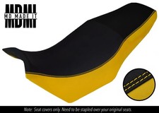 FITS YAMAHA FZX 750 700 CUSTOM GRIP VINYL SEAT COVER BLACK & YELLOW