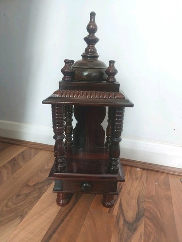 Wooden pooja stand - wooden,
