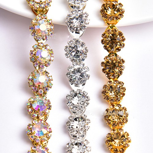 90cm rhinestone chain - chain, floral