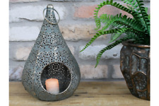 Stunning Moroccan Style Metal Candle Holder Lantern Intricate Design Light