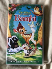 BAMBI WALT DISNEY CLASSIC VHS