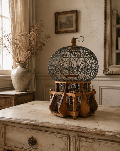 Vintage round balloon - round, top