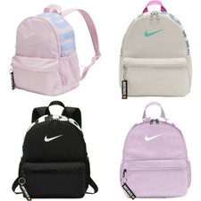 "Nike Just Do It Mini Backpack - Fun & Functional Gift for Kids in Black/White"