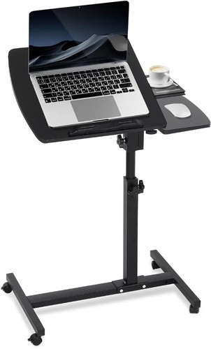 Rolling laptop desk overbed - desk,
