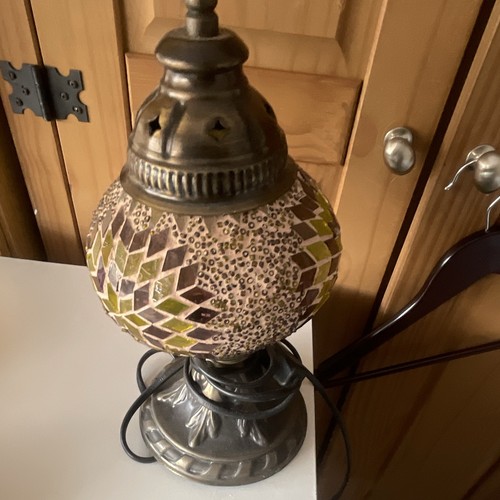 Mosaic multicolour globe - multicolour,