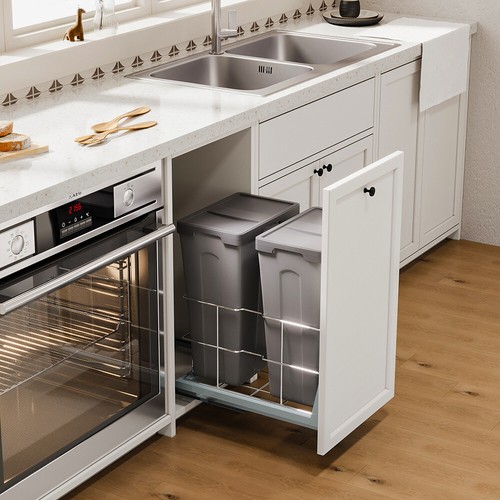 400mm under counter bin - 400mm, pull