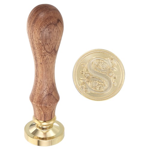 Alphabet wax seal stamp - wax,