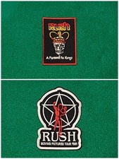 Custom Order For 2 Sew / Iron On Patches:- Rush & Rush