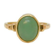 9ct Yellow Gold & Cabochon