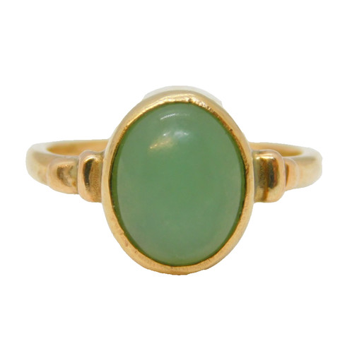 9ct yellow gold cabochon - 9ct,