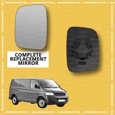 Left near side for VW Transporter T5 2003-2009 wing mirror glass
