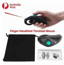 Finger Trackball Mouse HandHeld Mice Laser Pointer 2.4G USB Wireless PC Laptop！！