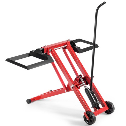 Folding ride lawn mower - on,