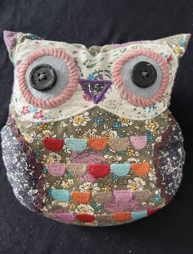 Owl beanbag door stop - owl,