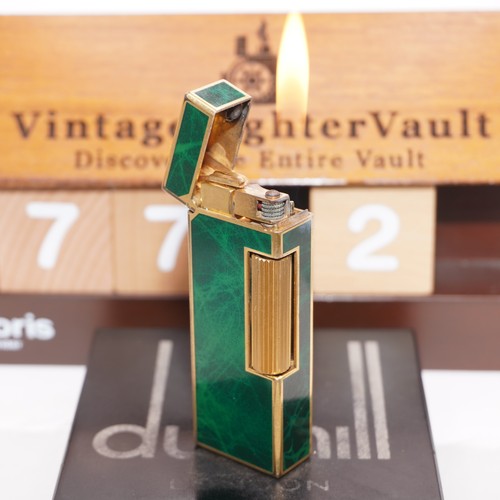 Dunhill rollagas lighter - dunhill, lighter_green