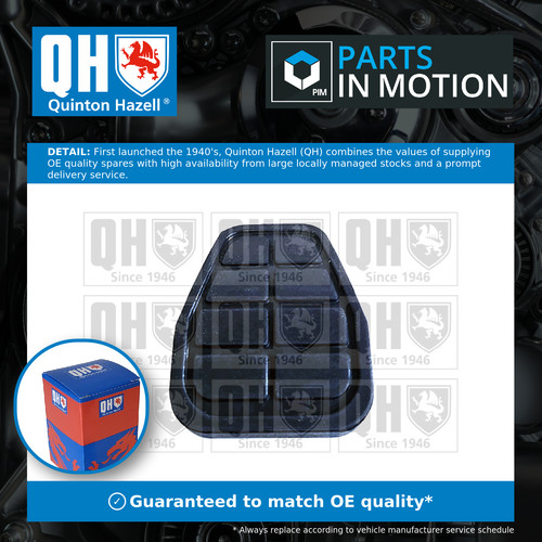 Clutch pedal pad fits lupo - clutch,