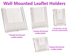 DL A5 A4 Wall Mount Leaflet