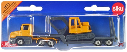 Truck with low loader - with,
