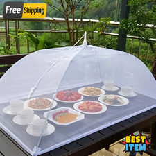 Pop-Up Mesh Food Cover - Collapsible BBQ Protector Umbrella Mesh Insect Net UK