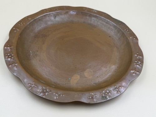 Vintage copper bowl dish - vintage, arts