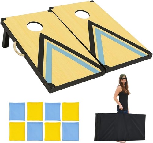Wooden bean bag toss - bag,