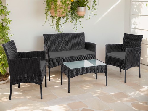 Waterproof rattan outdoor - , sofa