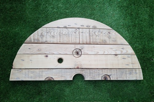 Sanded ready for stain - sanded,