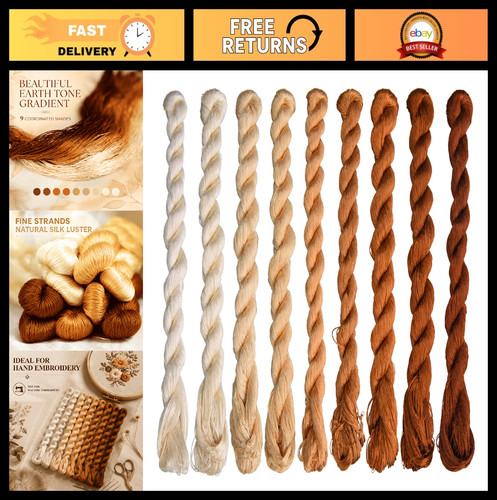 100 natural silk thread - silk,