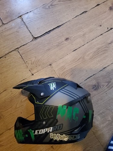 Monster motorbike helmet - motorbike,