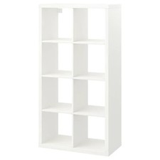 New IKEA KALLAX White Shelving