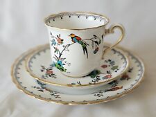 ENGLISH TUSCAN PORCELAIN TRIO