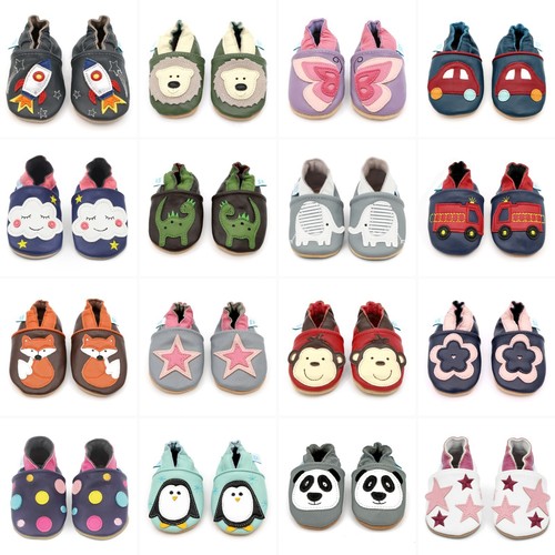 Dotty fish soft sole leather - fish,