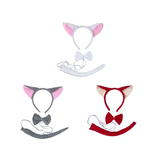Fox ears and tail animal - and,