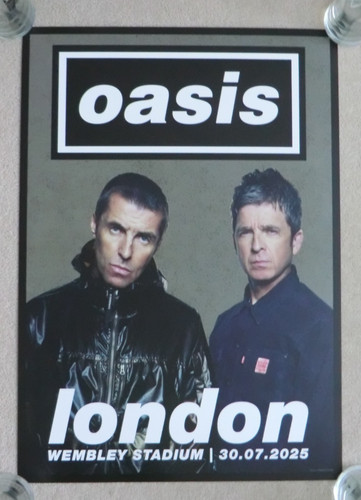 Oasis official tour poster - tour,