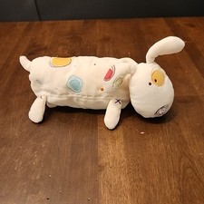 Mamas and Papas puppy soft toy yellow dog Mustard Plush Baby Rattle Toy Lovey