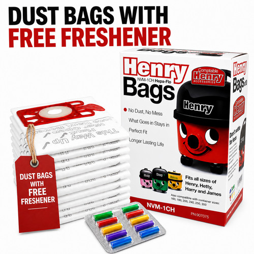 Henry hoover bags hepa flo - bags, hepa-flo