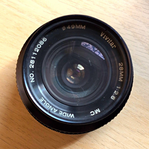 Vivitar 28mm wide angle - f/2.8,
