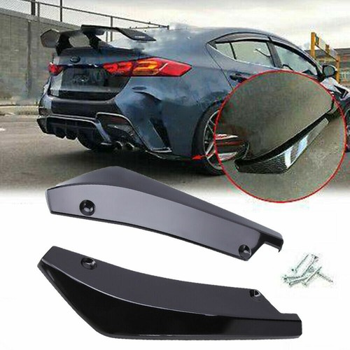 Gloss black rear bumper - rear,