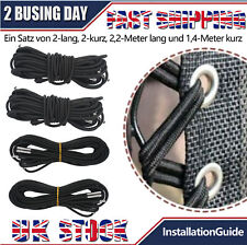 8Pcs Elastic Cord Ropes For Zero Gravity Reclining Garden Sun Lounger Chairs Set