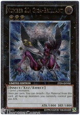 ZTIN-ENV02 Number 20: Giga-Brilliant Ultimate Rare Limited Edition YuGiOh Card