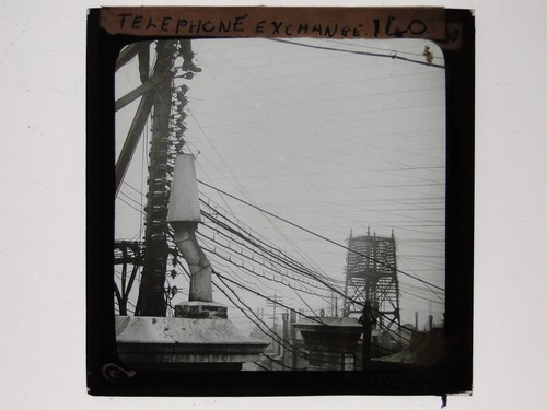 Telephone exchange wires - telephone,