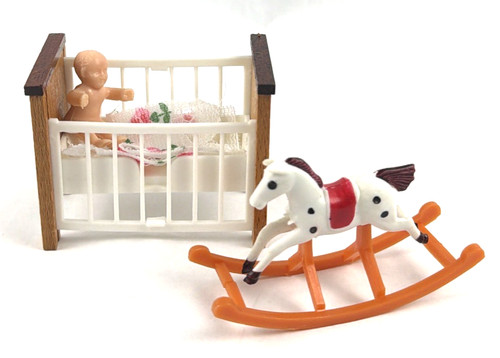 Vintage lundby nursery - vintage, room